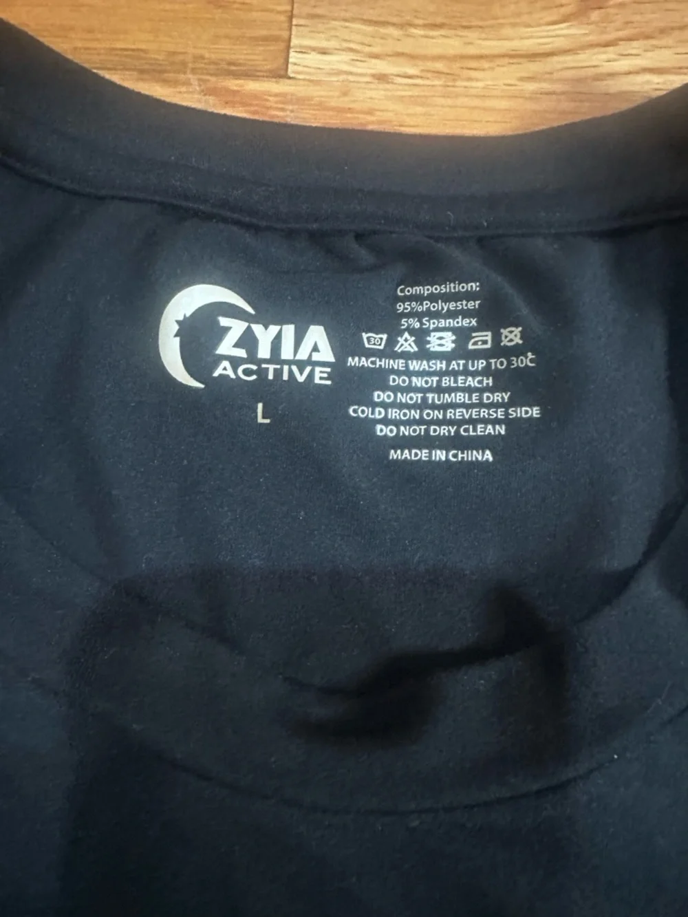 Zyia‎ Active Kettle Moon Black Tank Top Athleisure Large